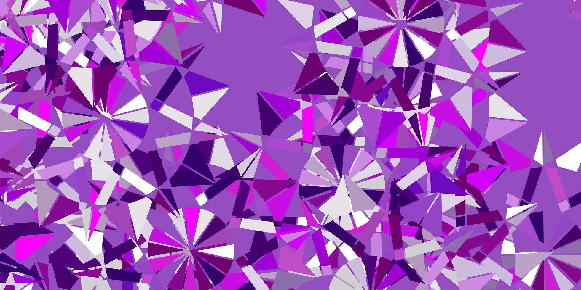 Light pink vector background with christmas snowflakes.