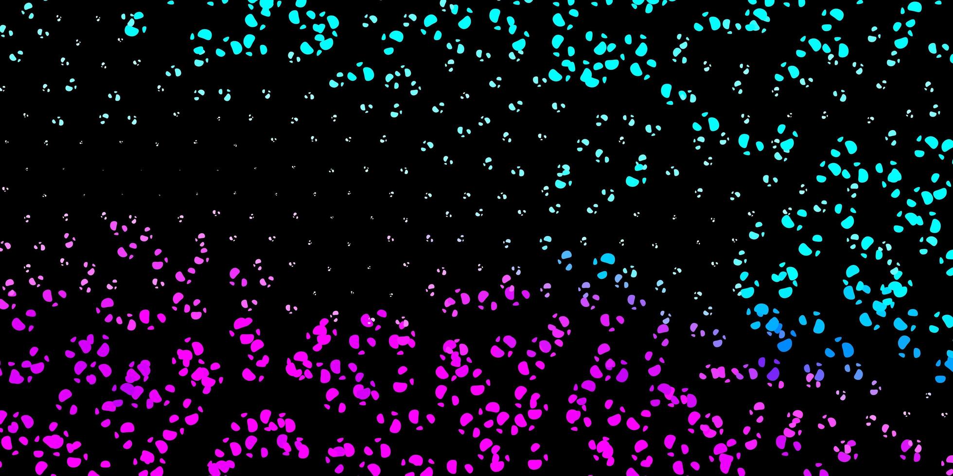 Dark pink, blue vector texture with memphis shapes.