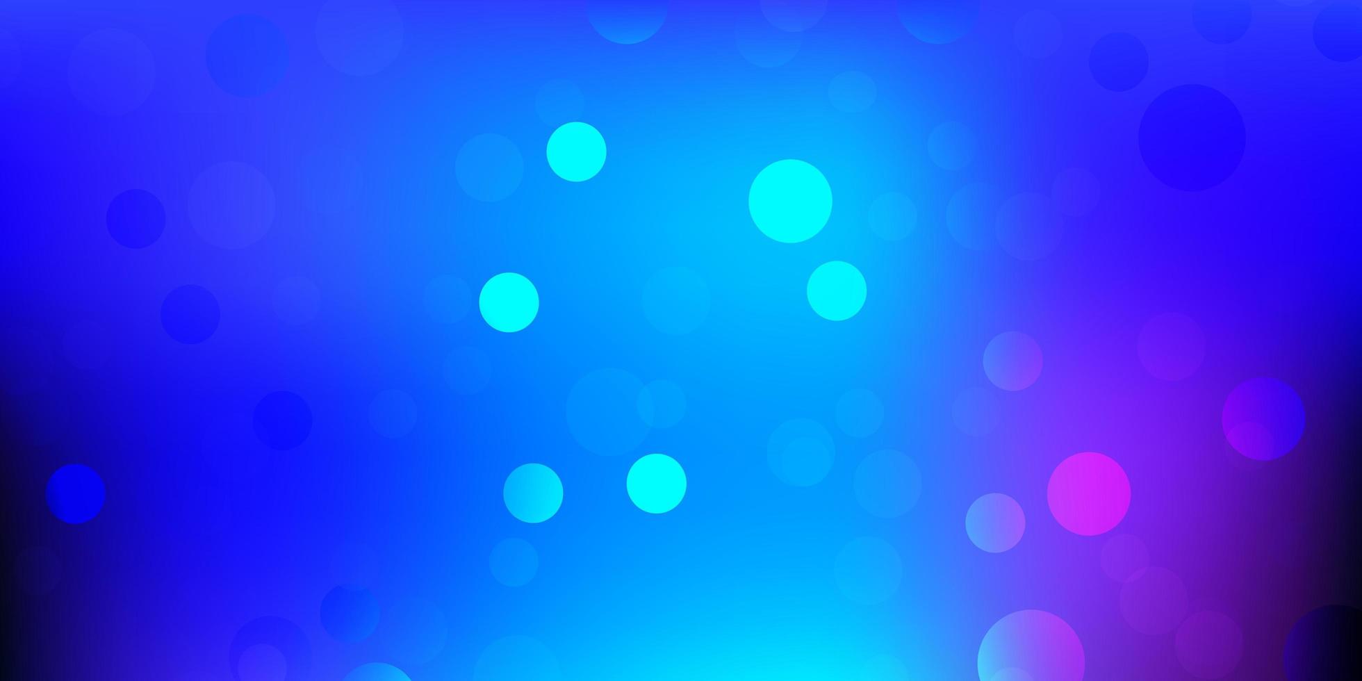 Dark pink, blue vector backdrop with dots.