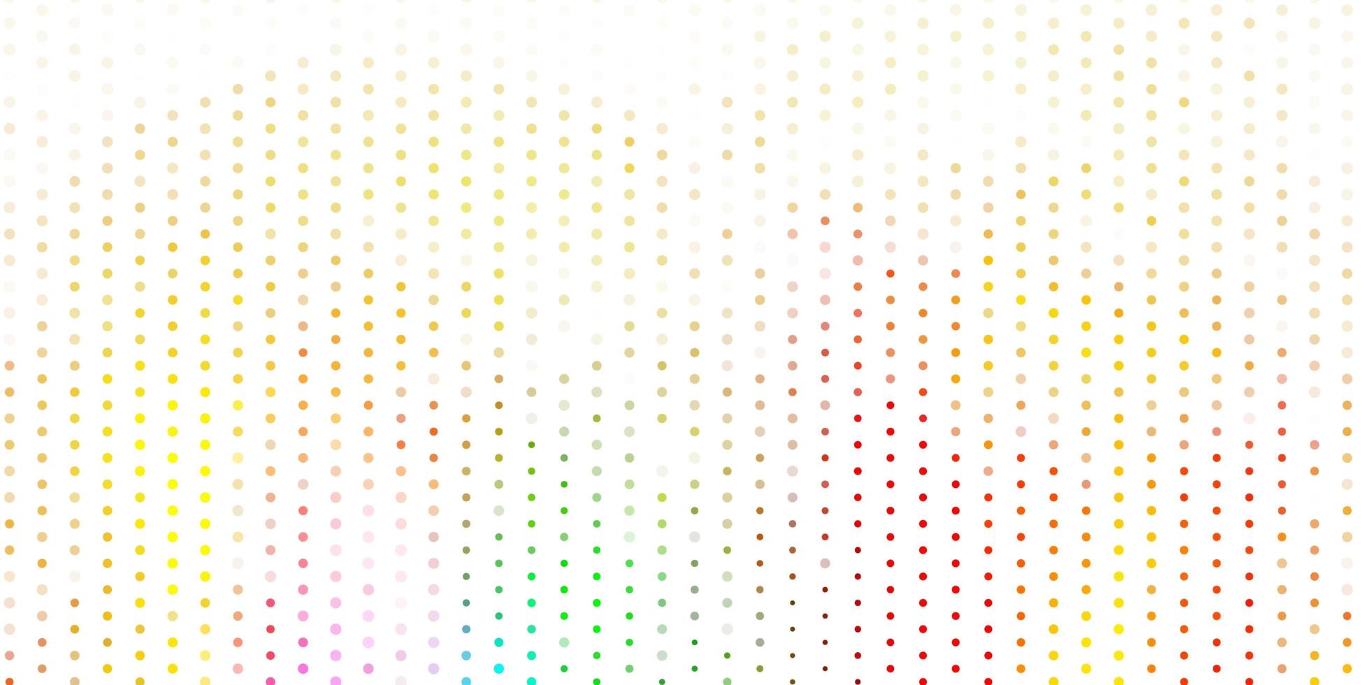 Light multicolor vector backdrop with dots.