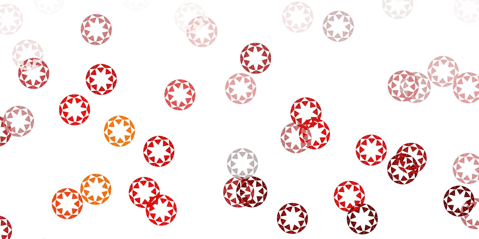 Light orange vector texture with disks.