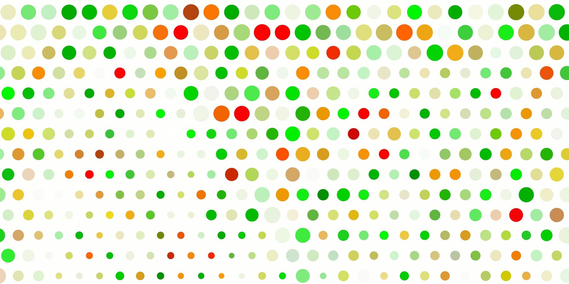 Light green, yellow vector backdrop with dots.