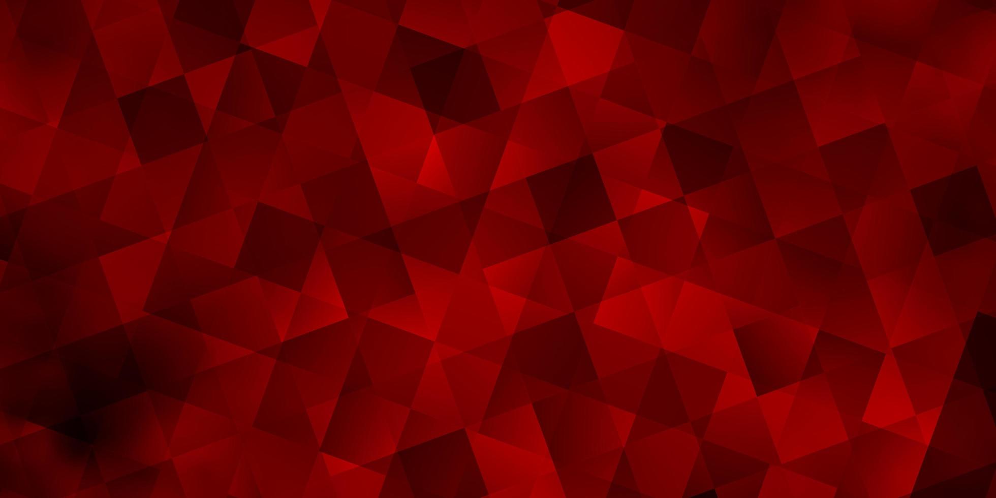 Light Red vector texture with poly style with cubes.