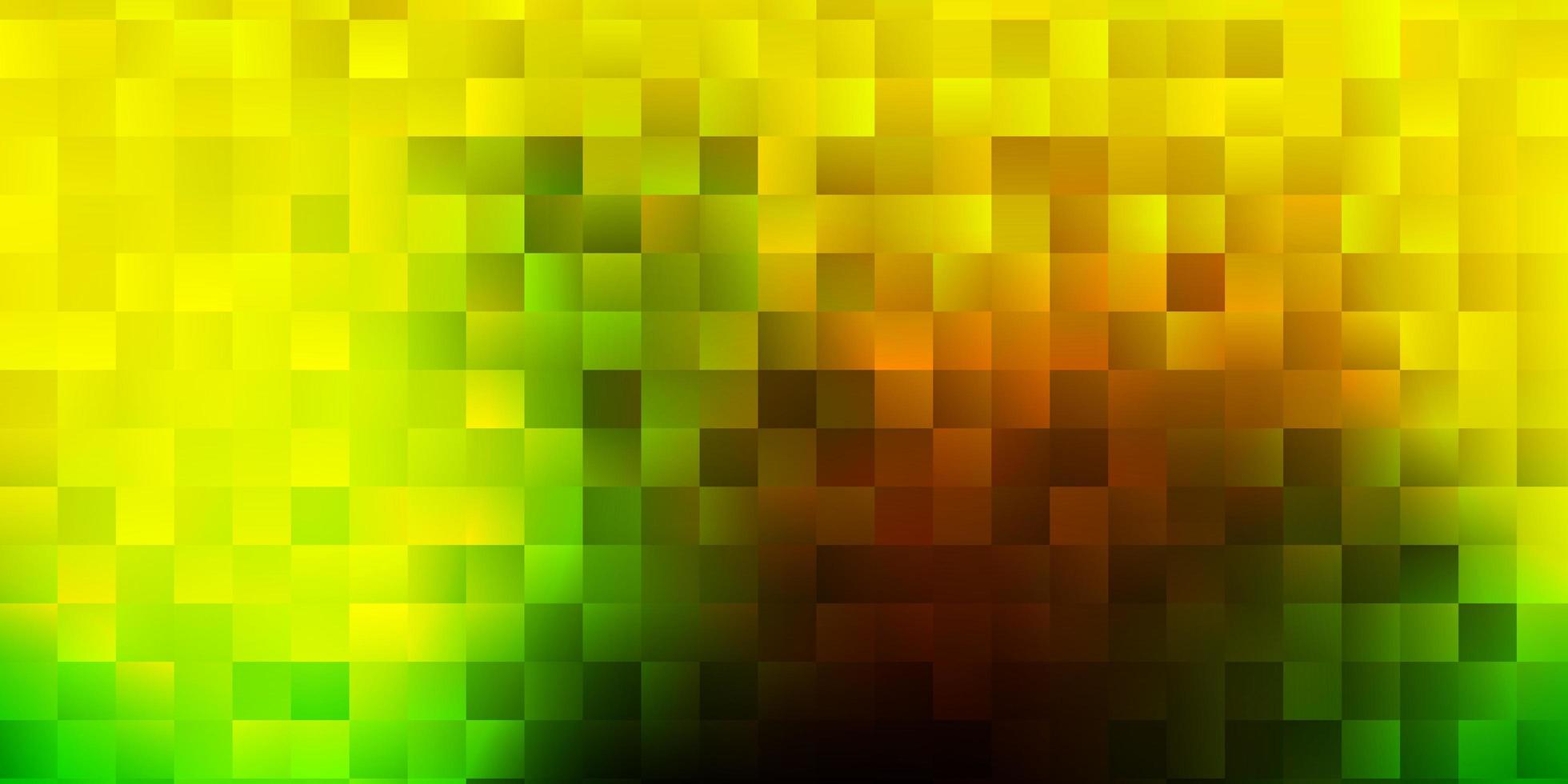 Fondo de vector verde oscuro, amarillo con formas aleatorias.