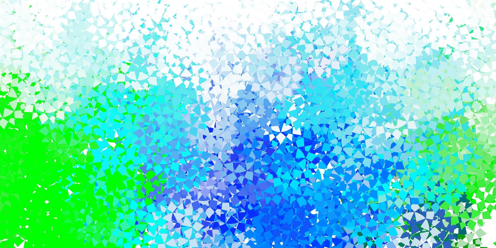 textura de vector azul claro con estilo triangular.