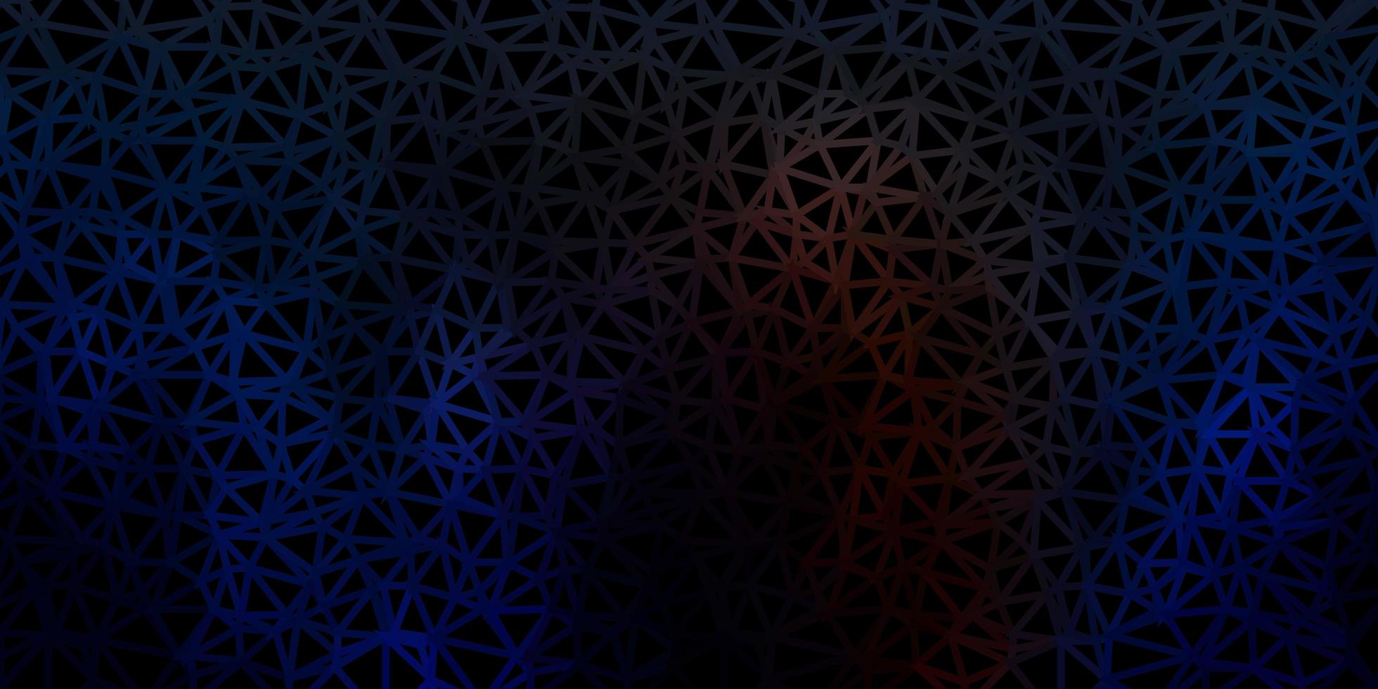 Dark blue, yellow vector geometric polygonal design.