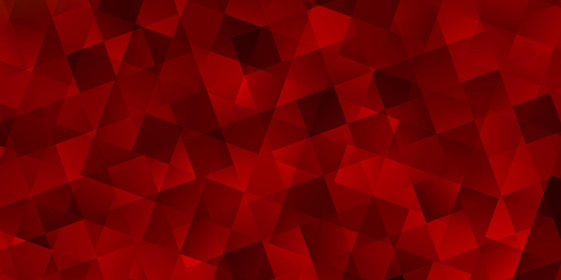 Light Red vector background with triangles, cubes.