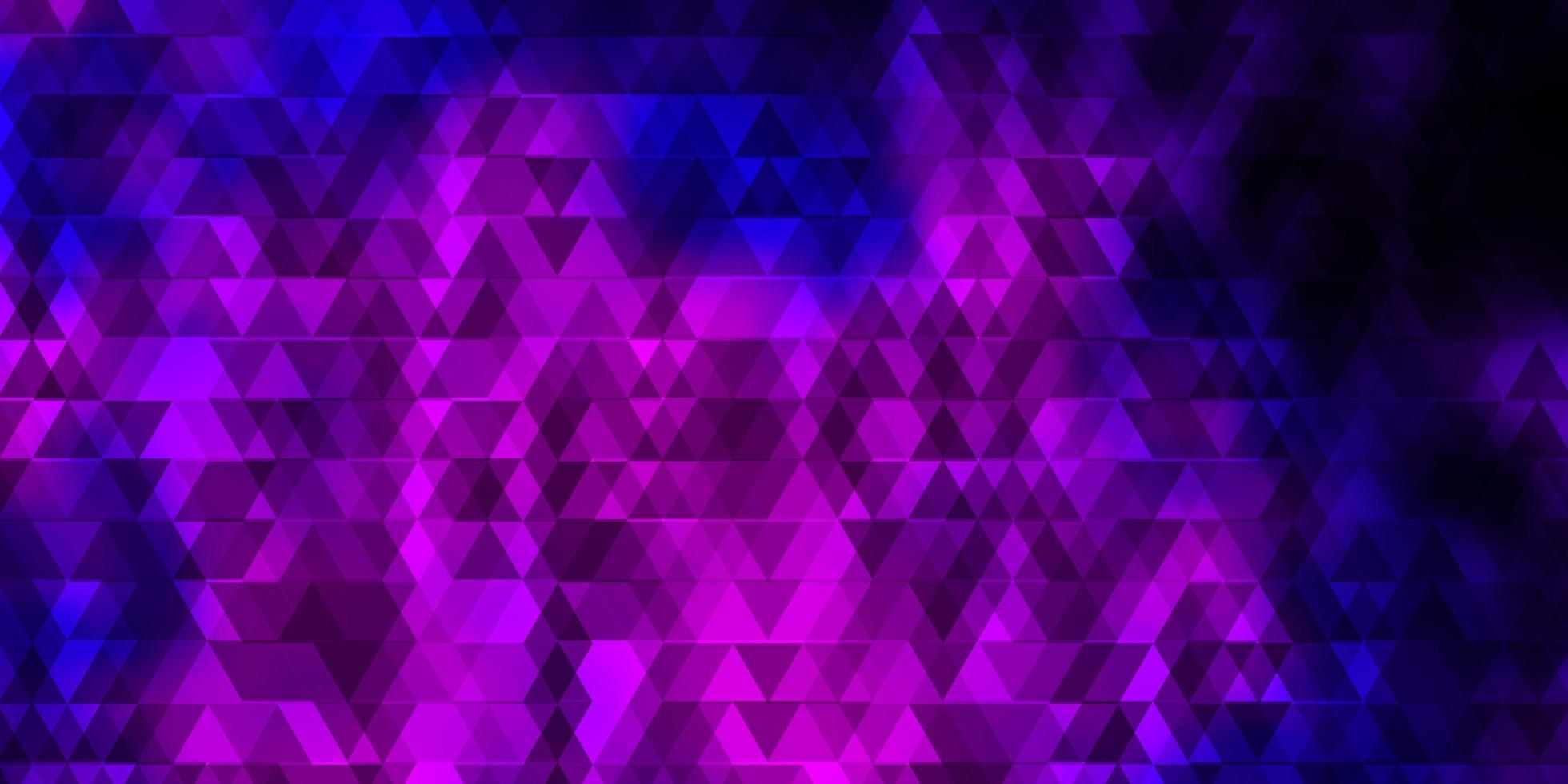 Light Purple vector texture with lines, triangles.