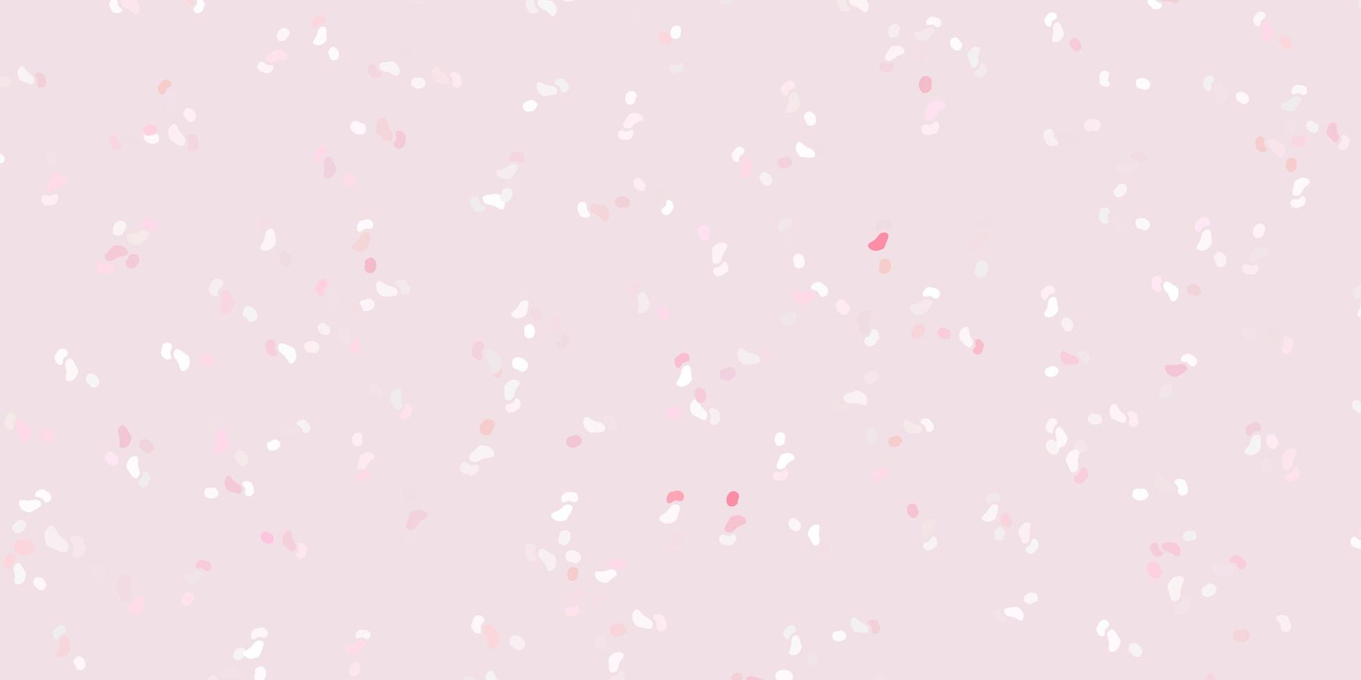 Light red vector background with random forms.