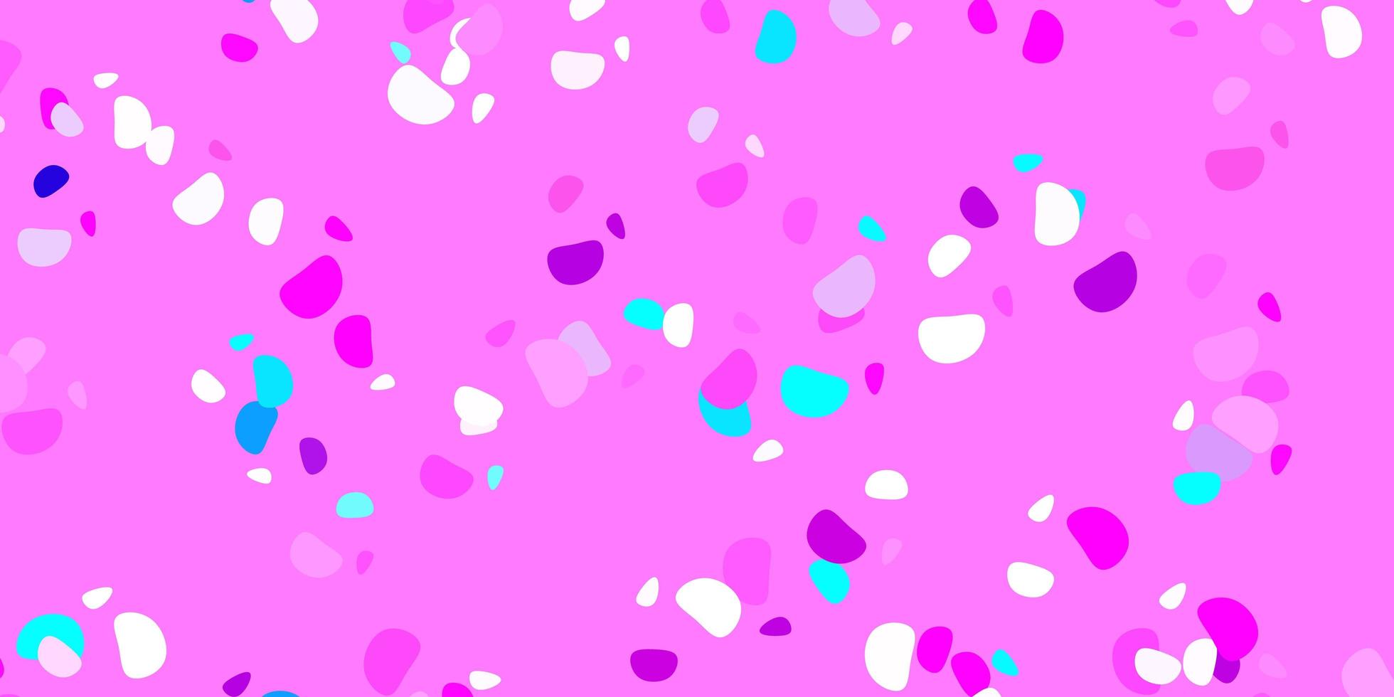 Light blue, red vector pattern with abstract shapes.