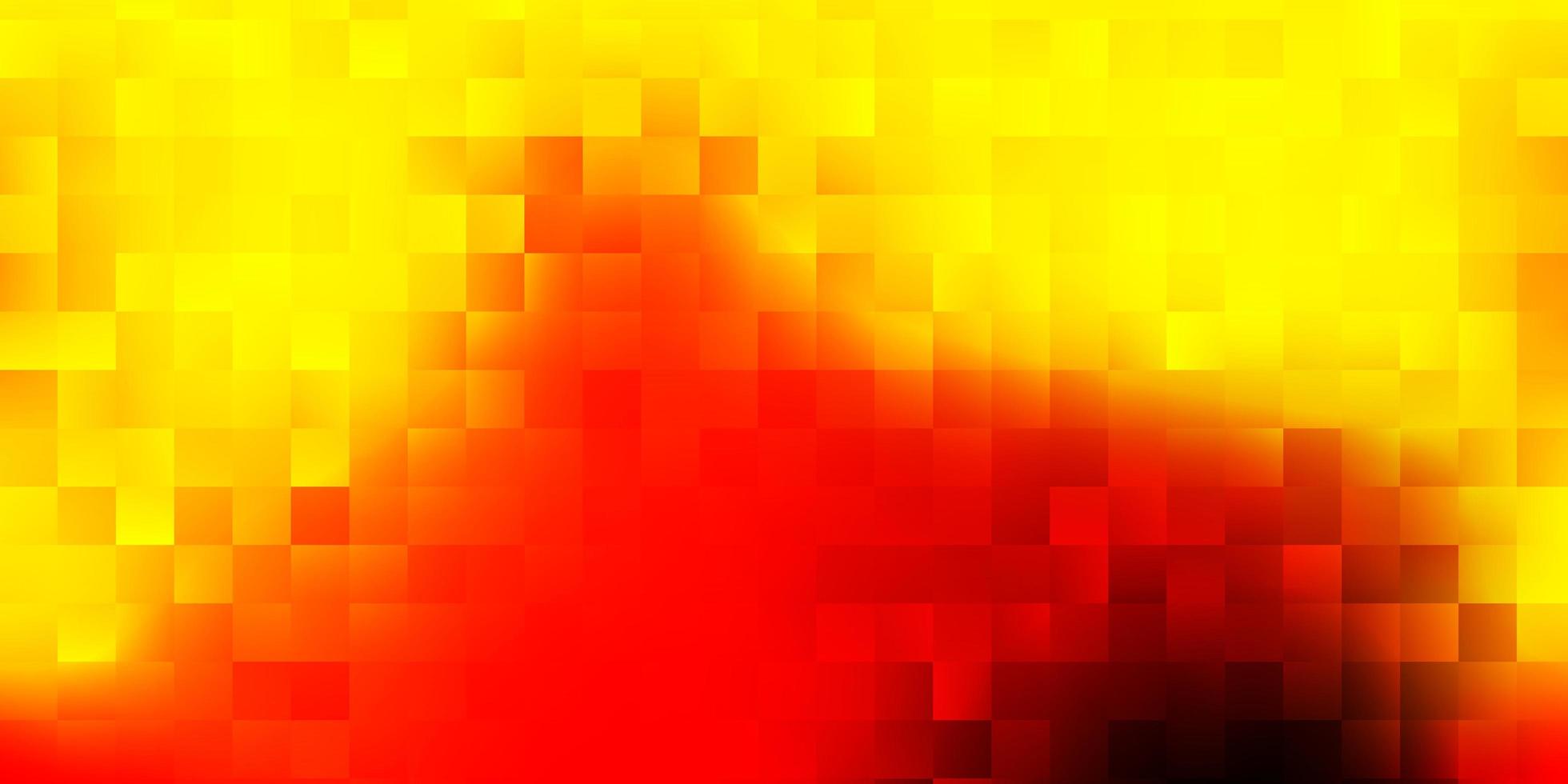 Light red, yellow vector background with random forms.