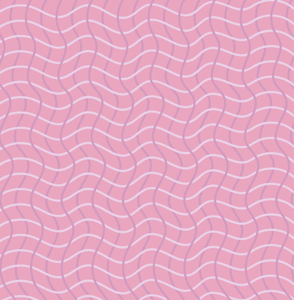 ondas rosa patrón vector