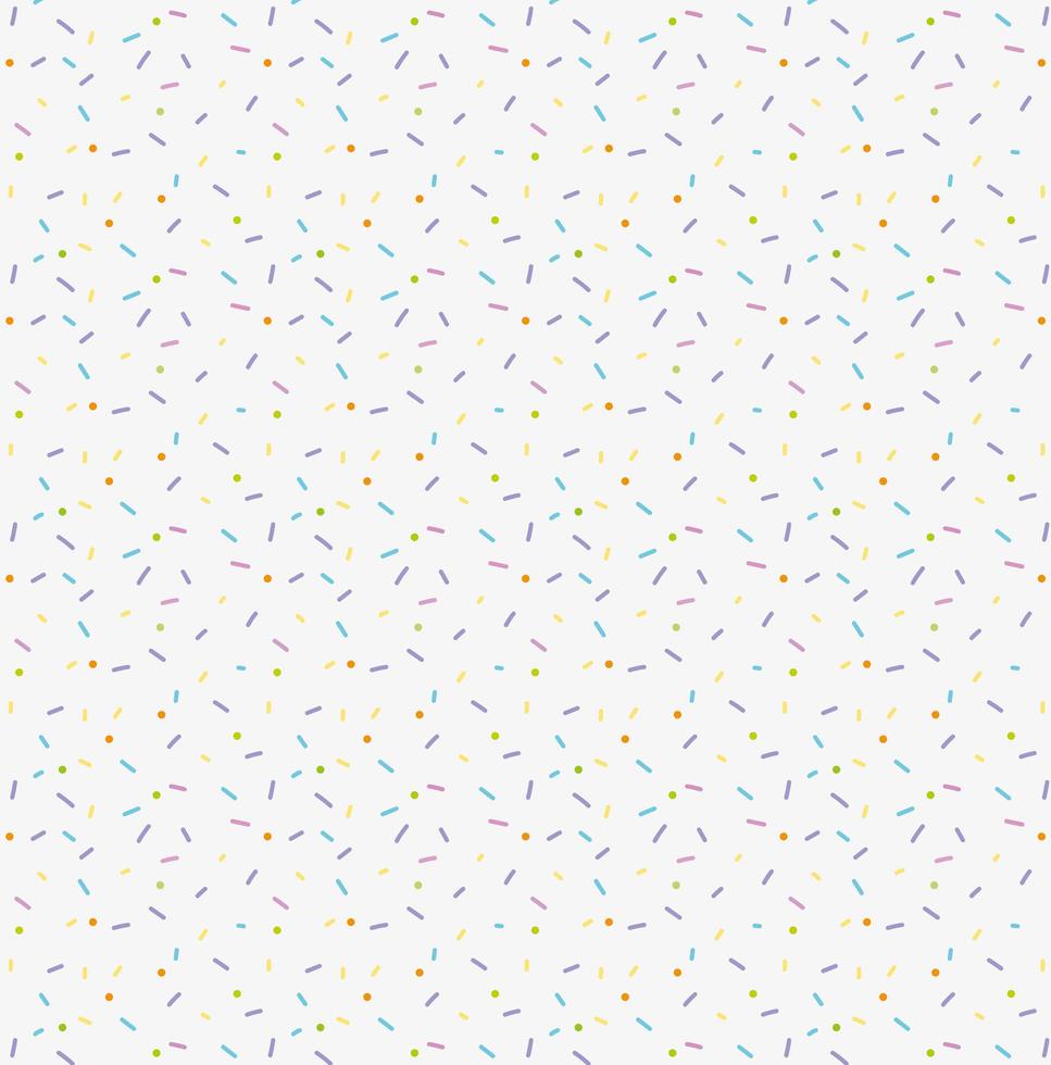 pattern sprinkles decoration vector