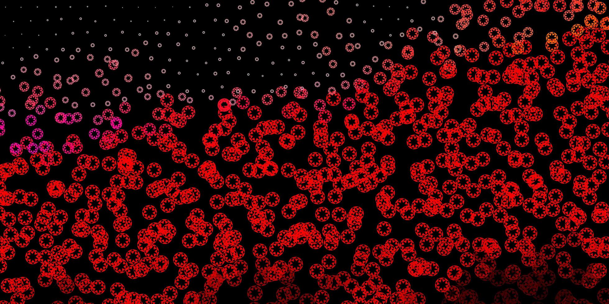 Dark red vector texture with disks.