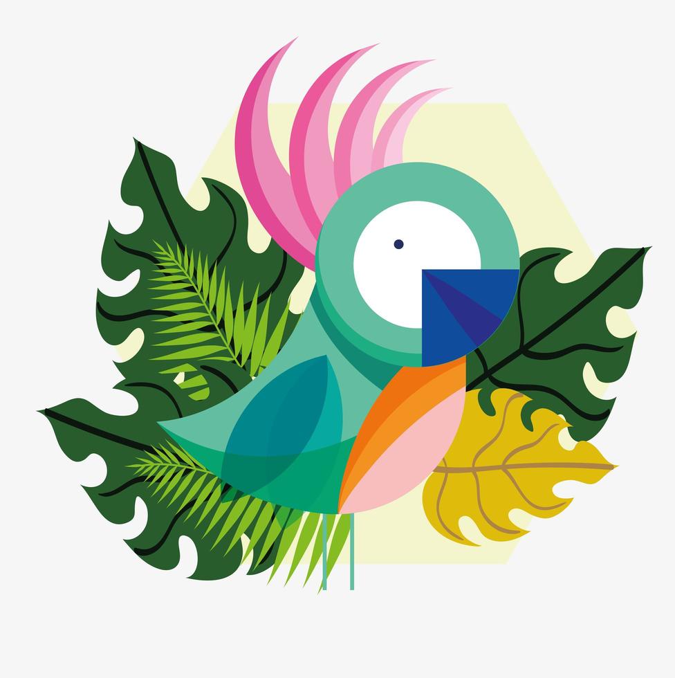 parrot leaves foliage 2772274 Vector Art at Vecteezy