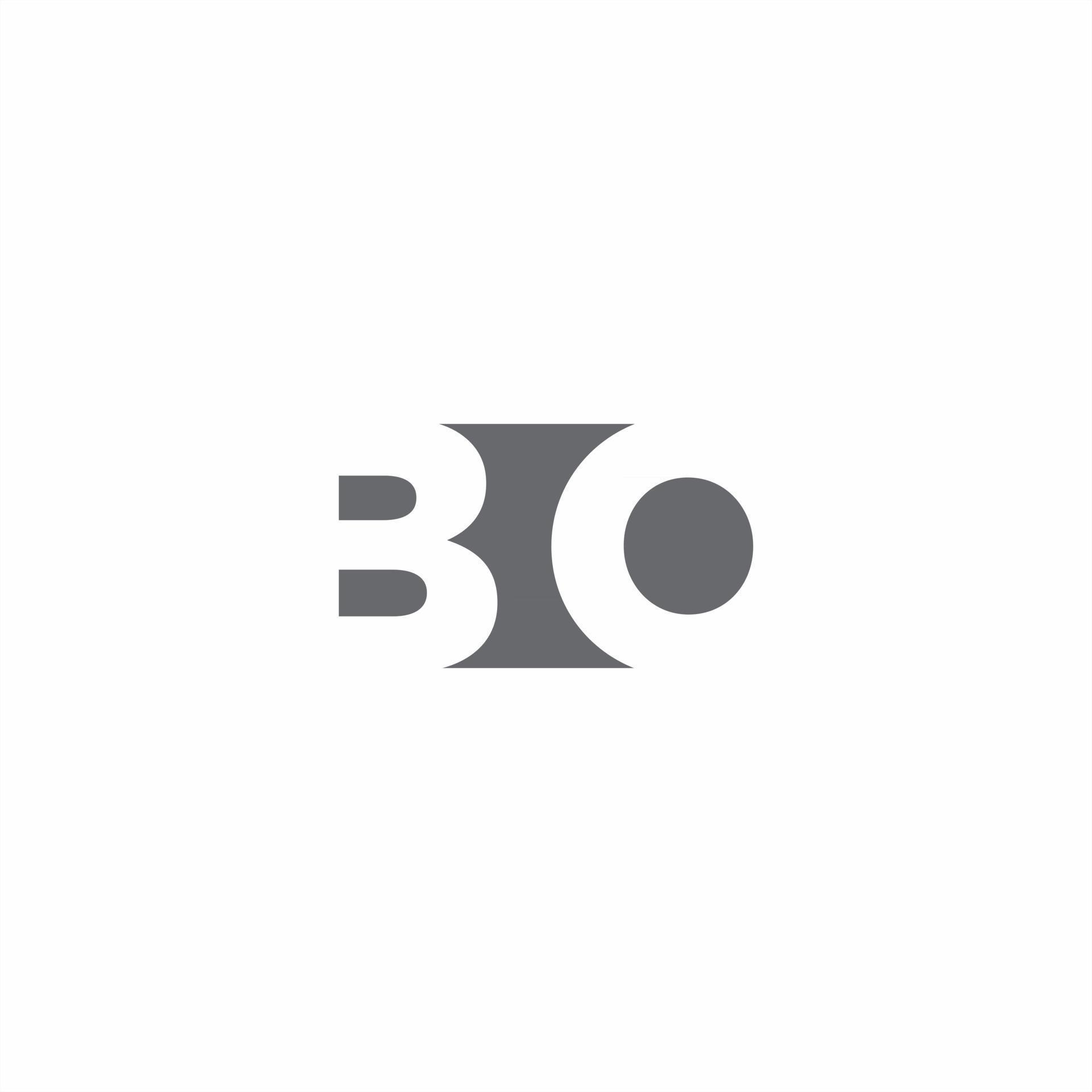 BO Logo monogram with negative space style design template 2772349