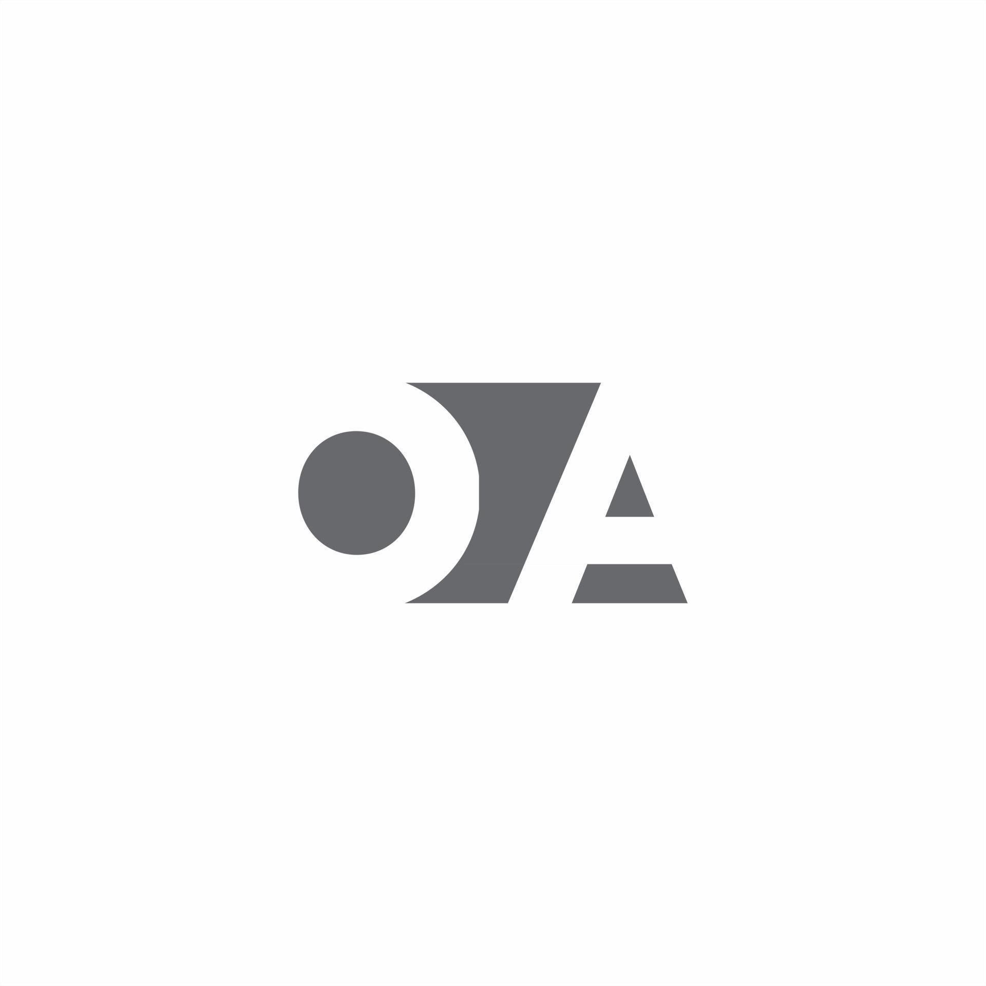 OA Logo monogram with negative space style design template 2772416