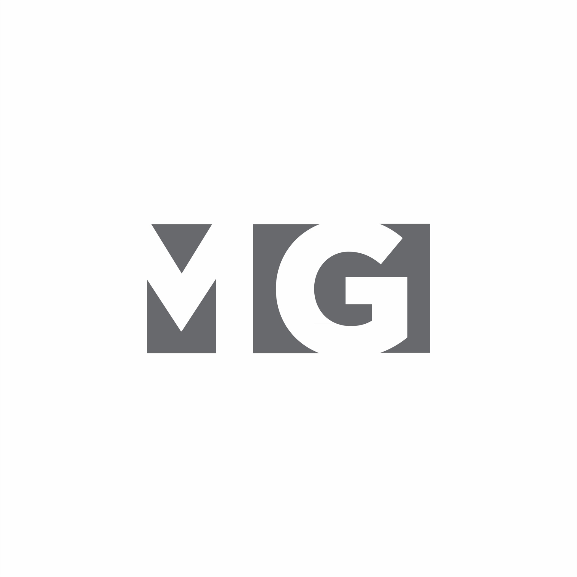 MG Logo monogram with negative space style design template 2772431 ...