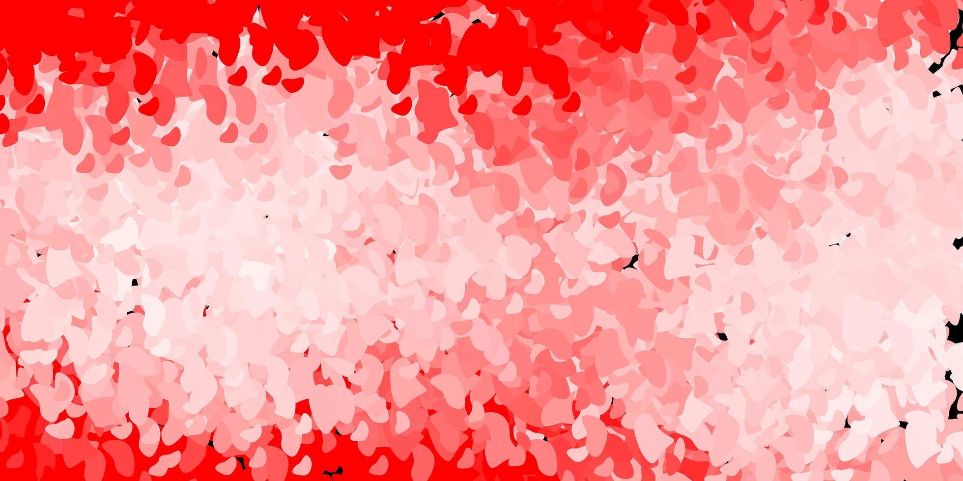 Light red vector pattern with abstract shapes.