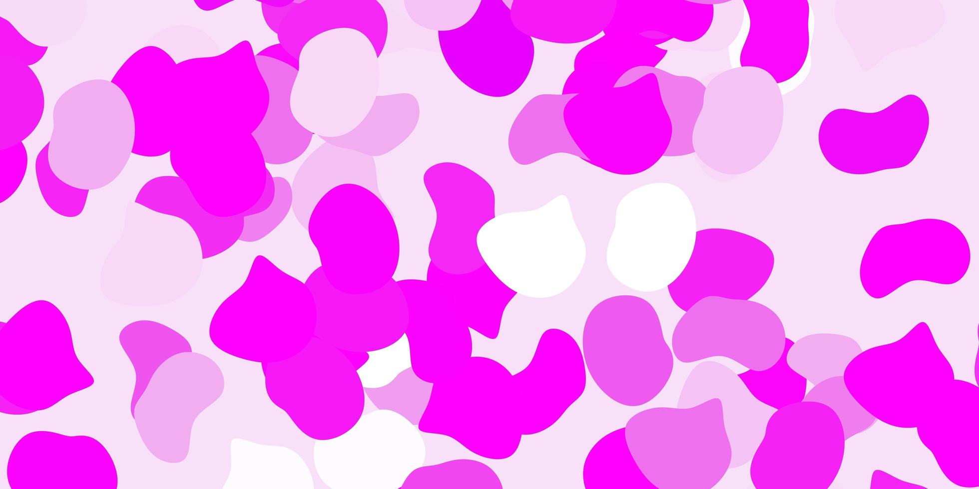 Light pink vector pattern with abstract shapes.