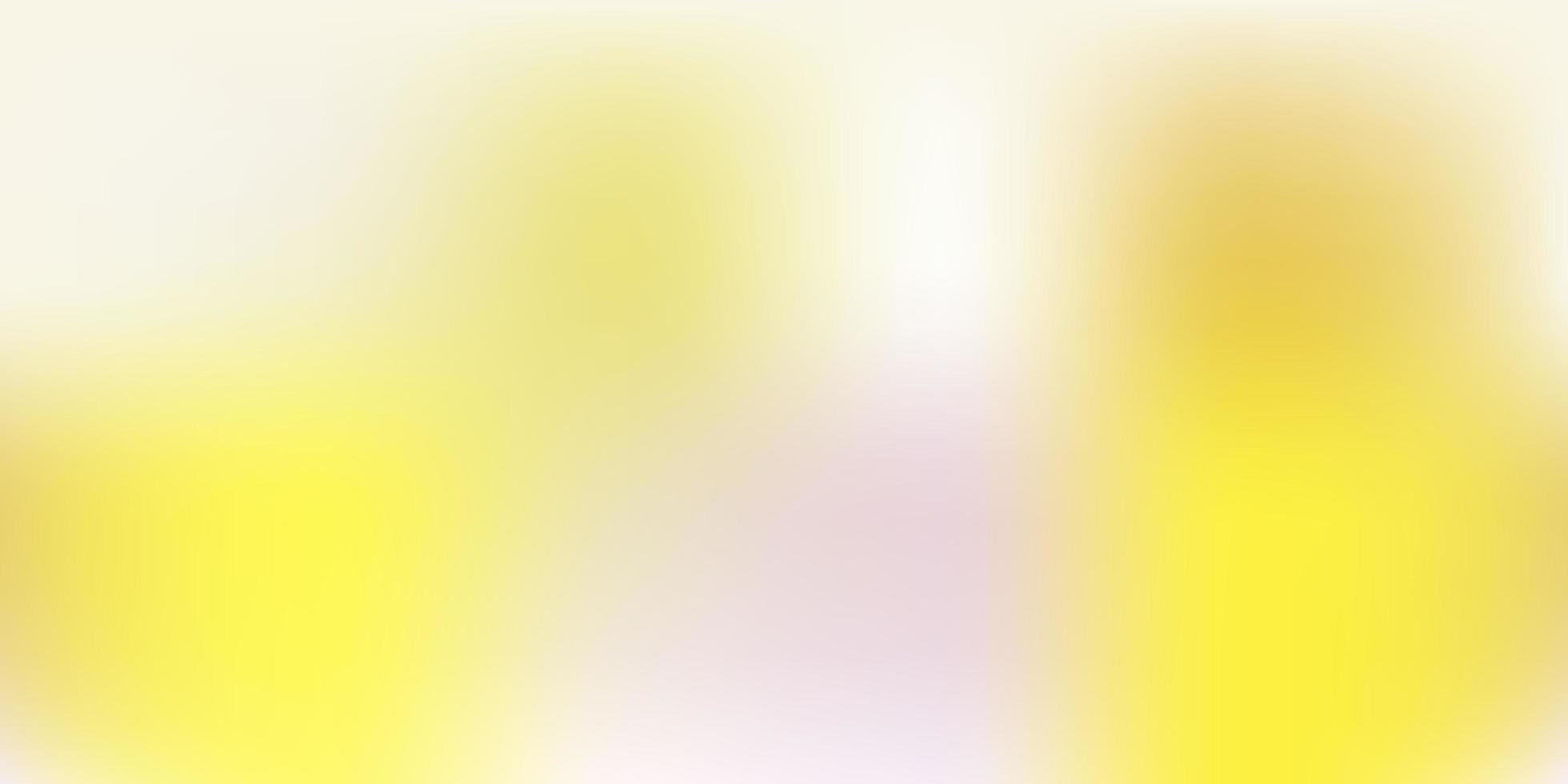 Light Pink, Yellow vector blurred template.