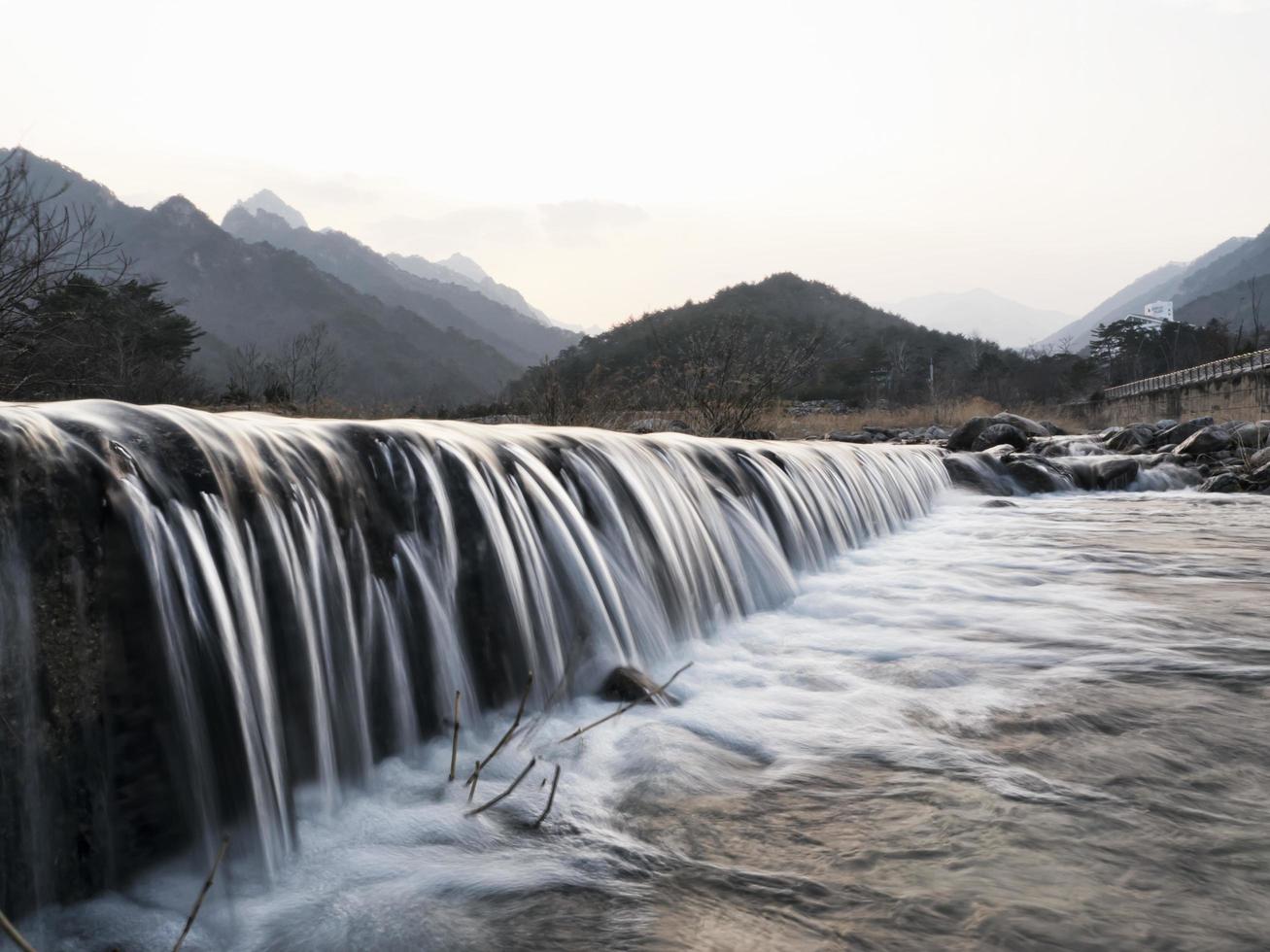 Waterfall in Seoraksan National Park, South Korea photo