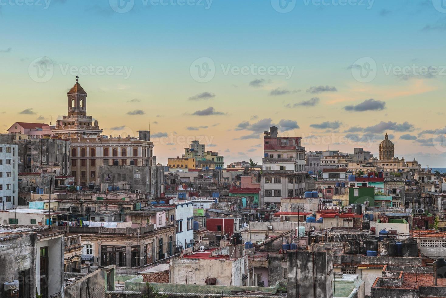 Skyline of Havana, the capital of Cuba photo