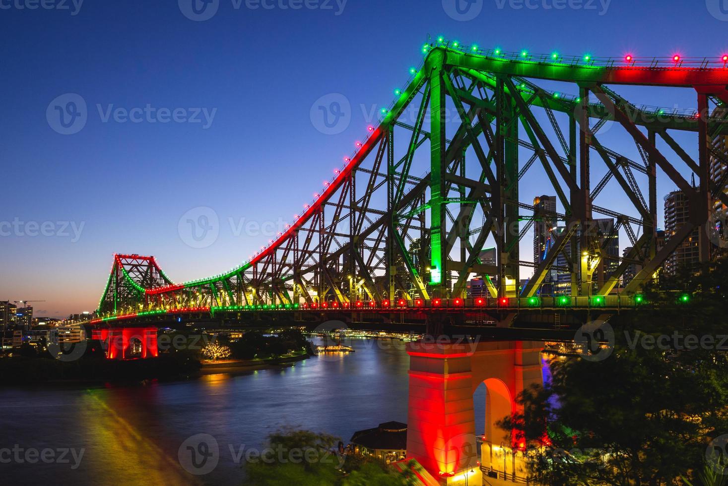 Horizonte de Brisbane en Queensland, Australia foto