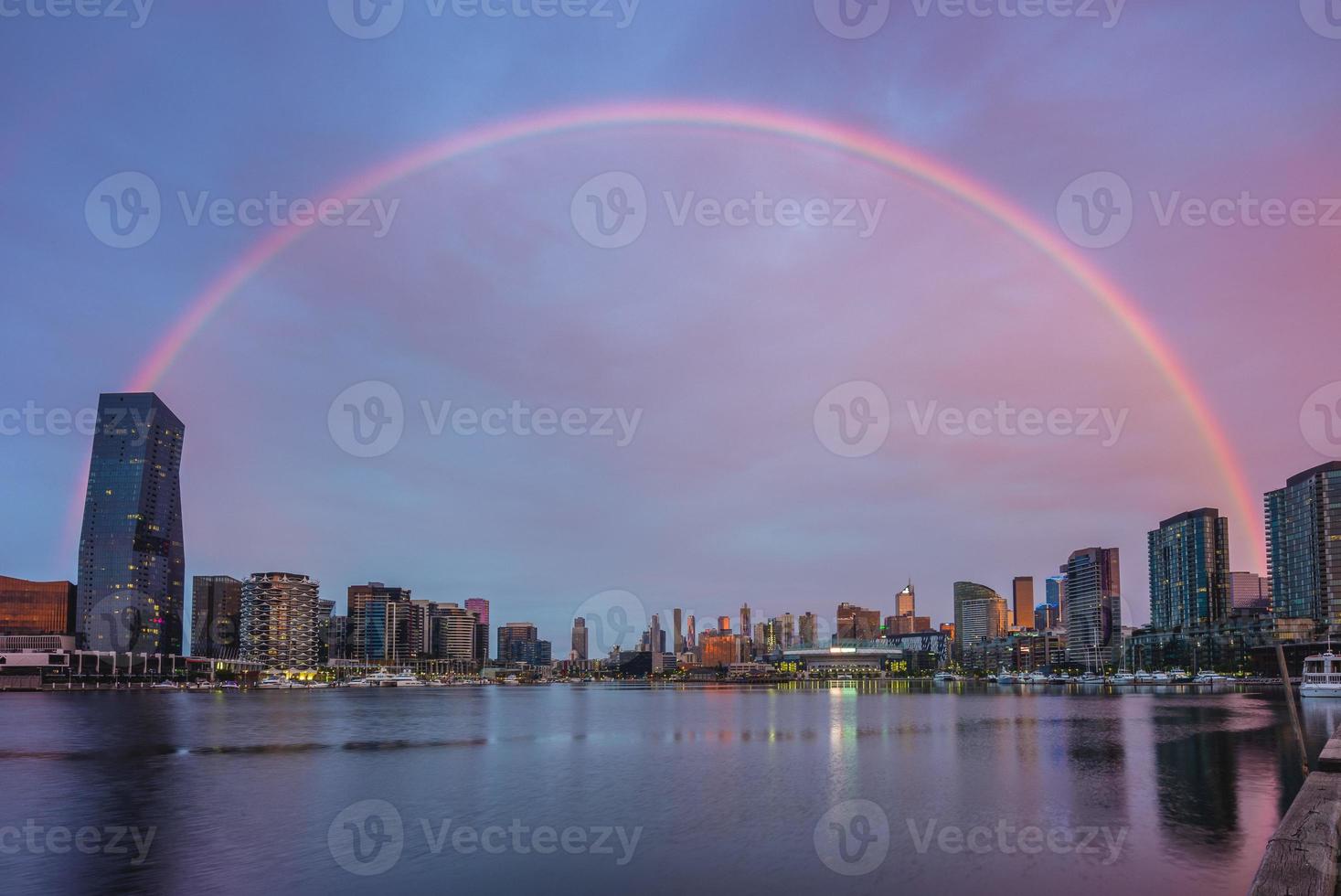 Horizonte de Melbourne, Victoria, Australia foto