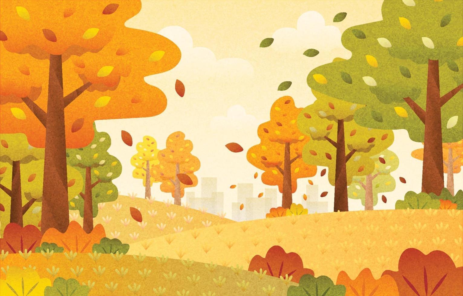 Fall in Autumn Season vector