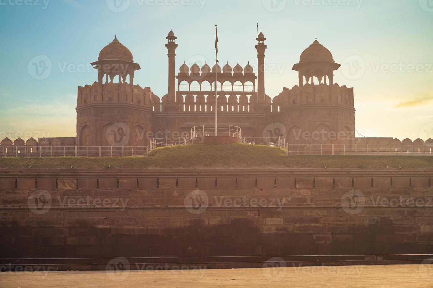 Lahori Gate of Red Fort Lal Qila in Old Delhi, India photo