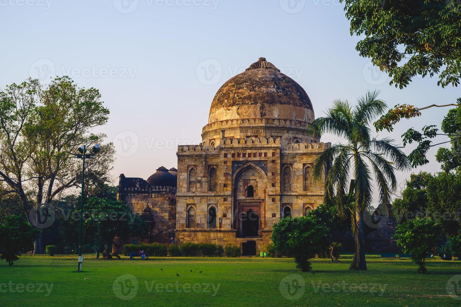 Bara Gumbad at Lodi Garden in Delhi, India photo