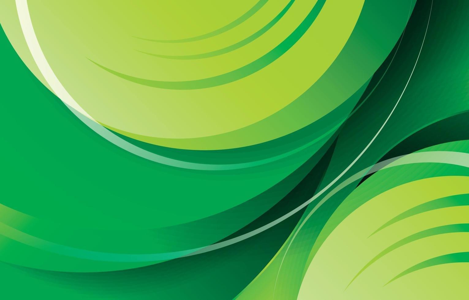 Fresh and Dynamic Green Gradient vector