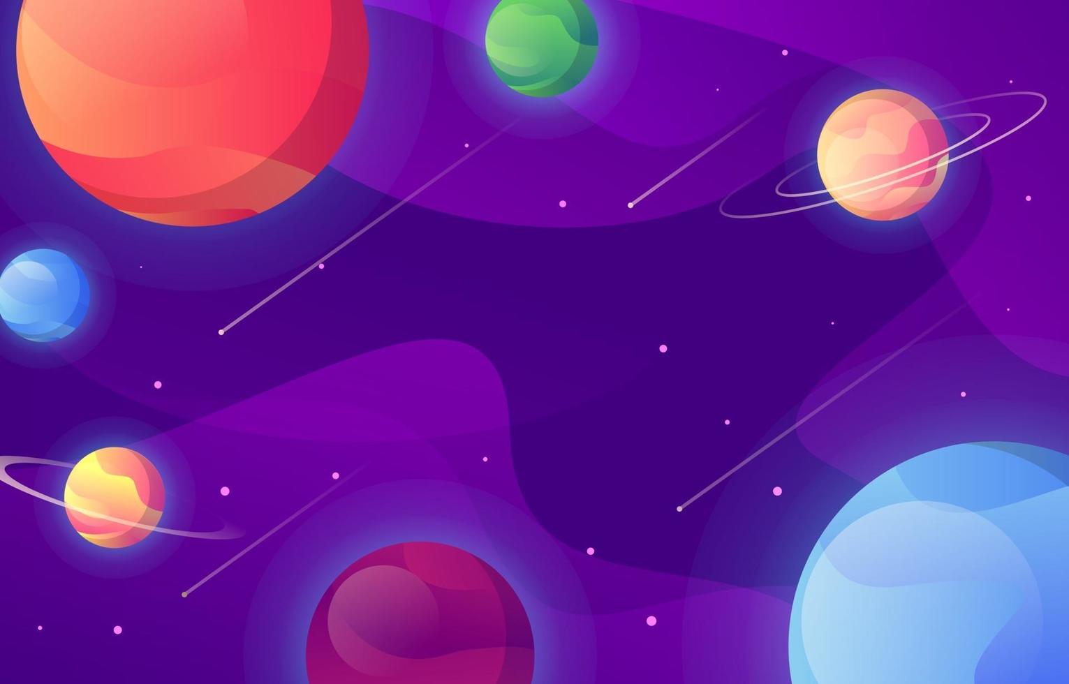 Gradient Galaxy Background vector