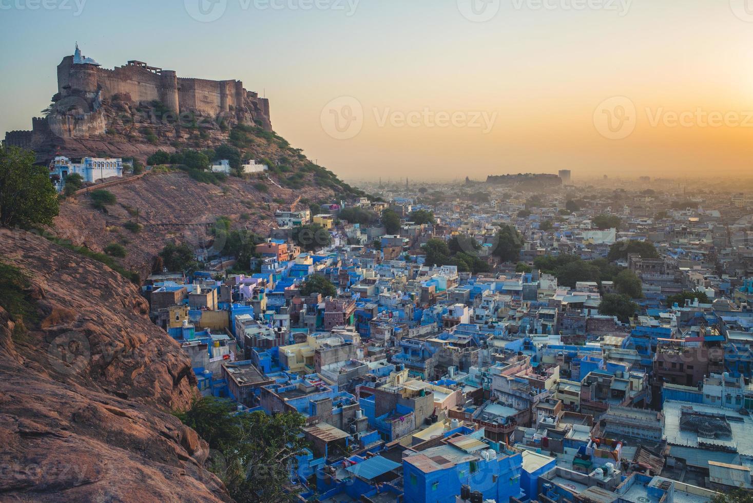 View of Jodhpur in Rajasthan, India photo