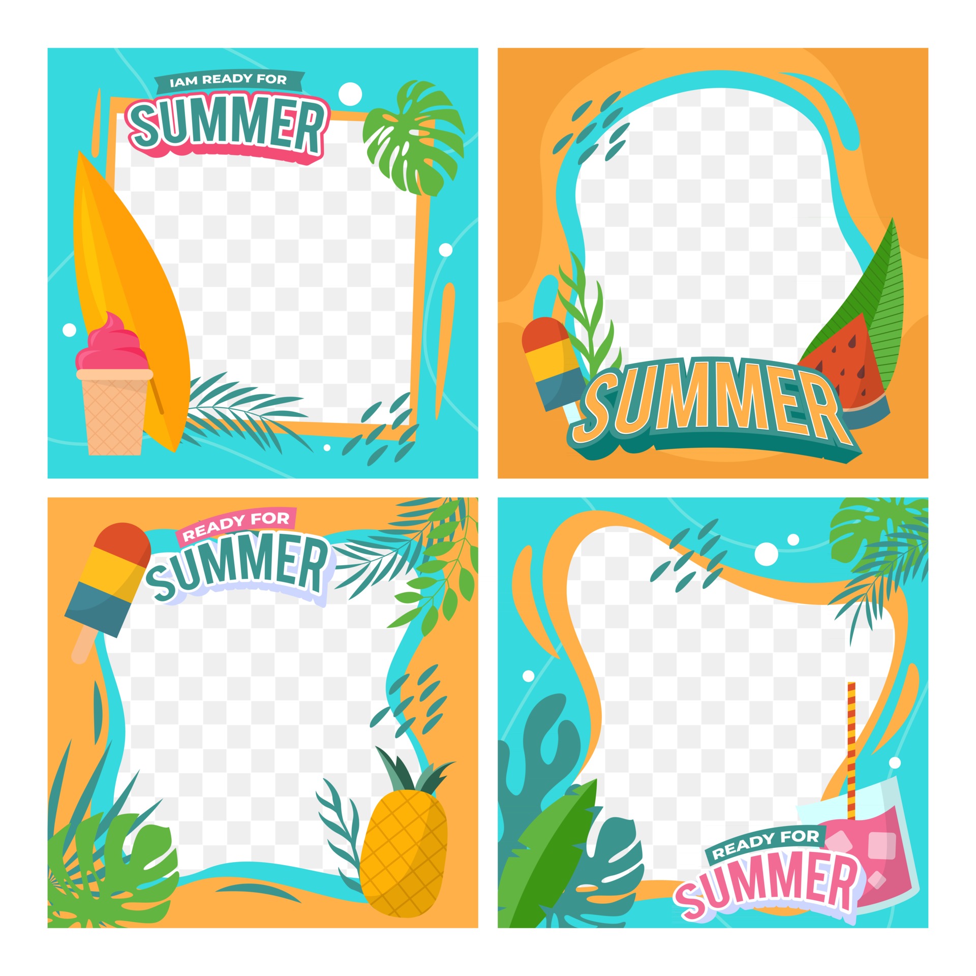 Summer Twibbon Template Collection Vector Art At Vecteezy Summer Twibbon Template Collection Vector Art At Vecteezy