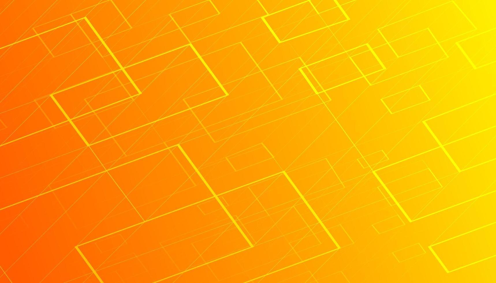 Abstract lines on yellow background. Technology and connection concept. Technology connection digital data and big data concept. vector