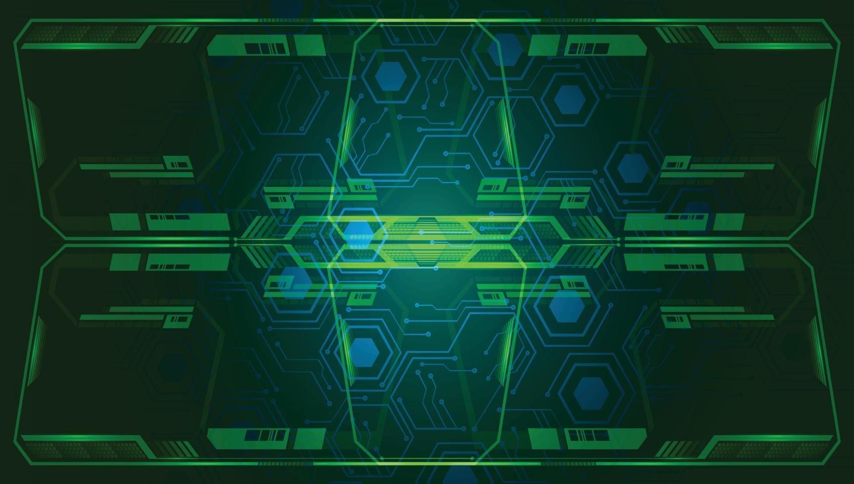 cyber circuit future technology concept background vector