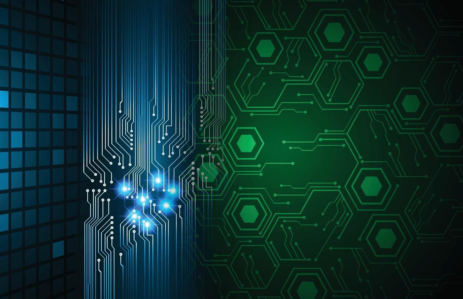 cyber circuit future technology concept background vector