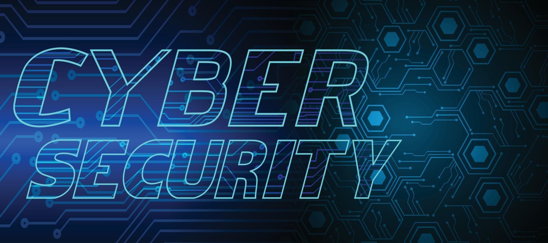 cyber circuit future technology concept background vector
