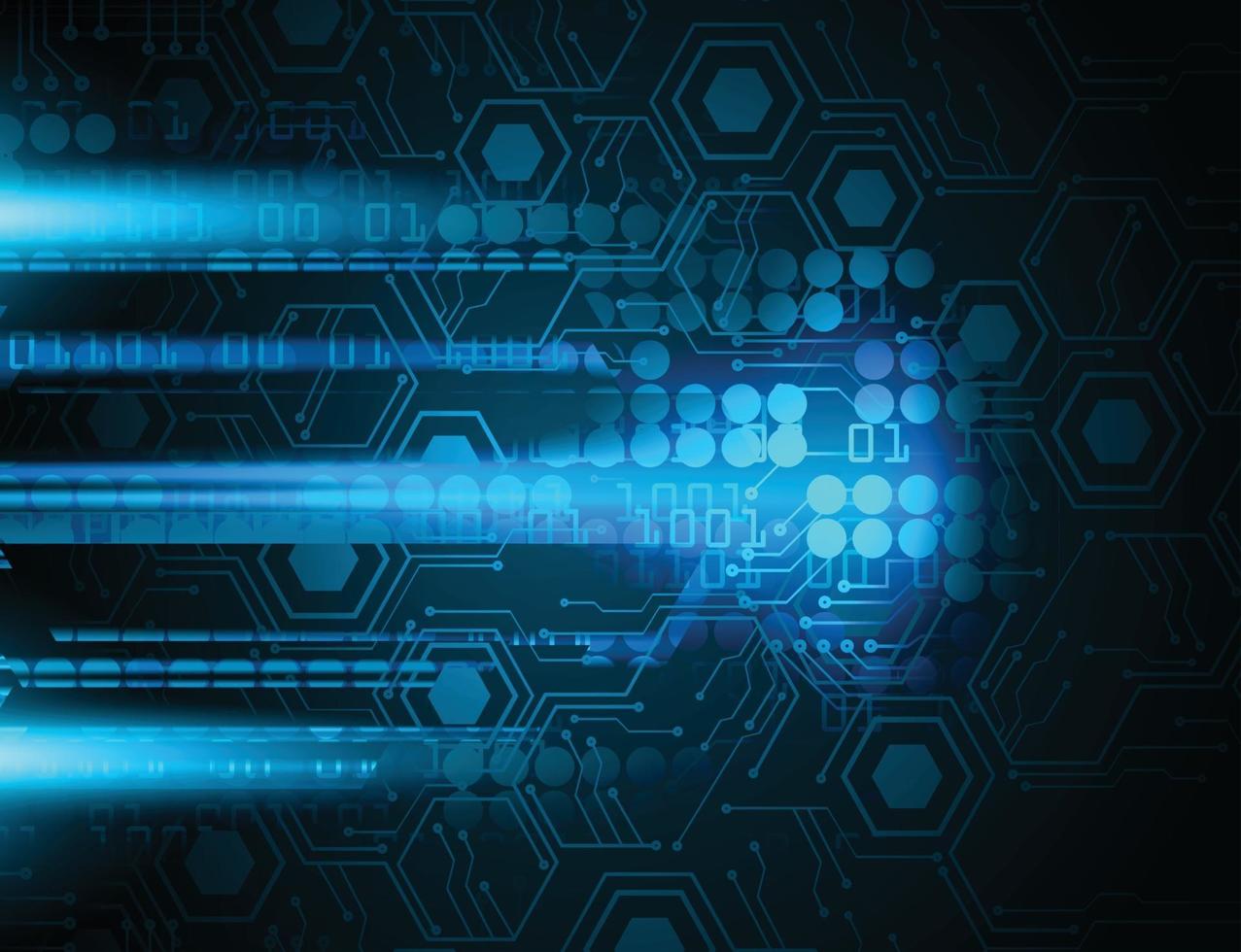 cyber circuit future technology concept background vector