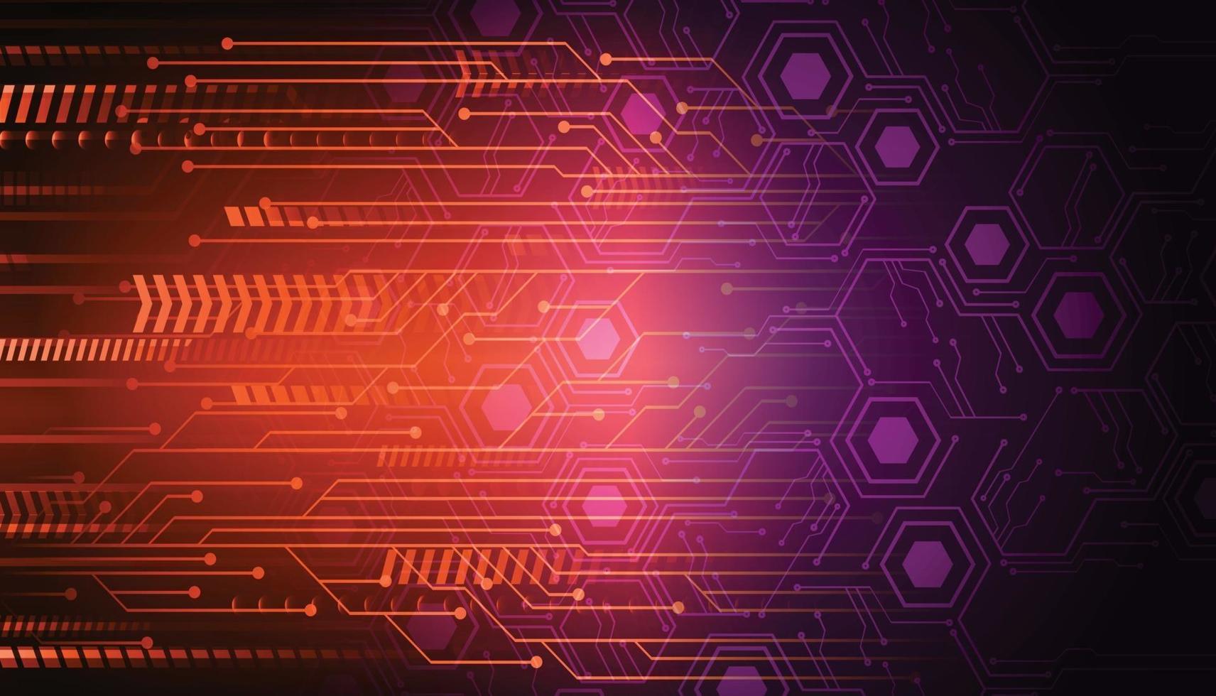 cyber circuit future technology concept background vector