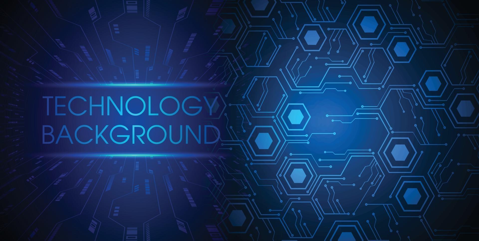 cyber circuit future technology concept background vector