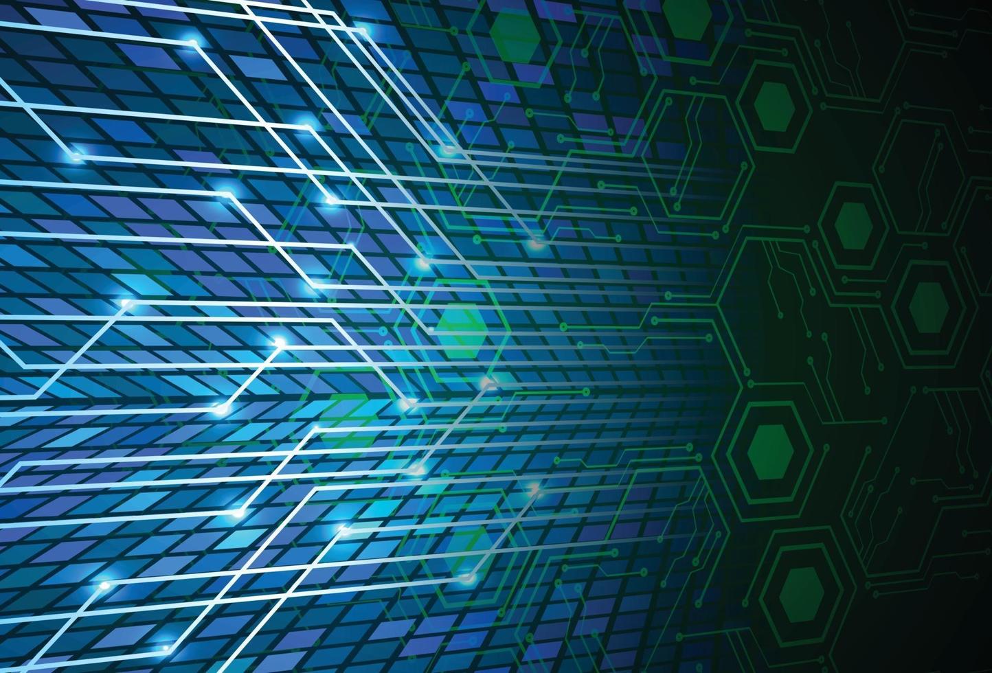 cyber circuit future technology concept background vector