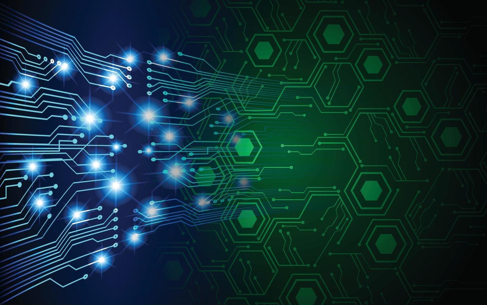 cyber circuit future technology concept background vector