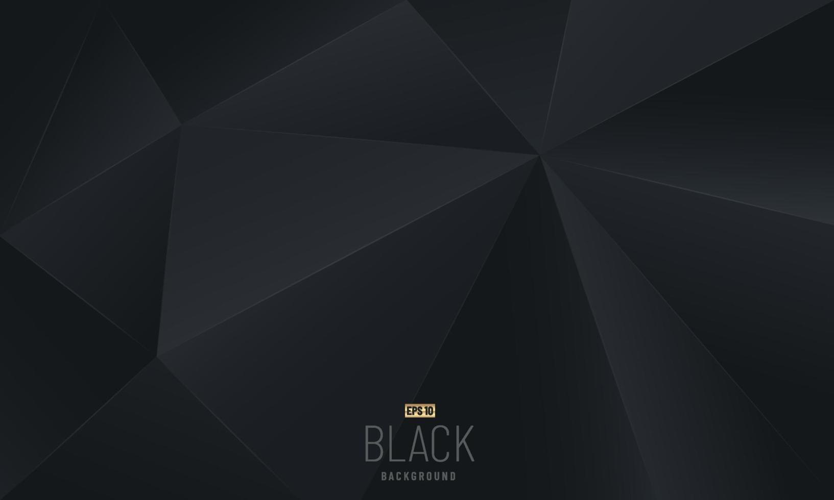 Abstract Luxury black and gray polygonal modern design. You can use for cover, poster, banner web, flyer, Landing page, Print ad. Vector illustration