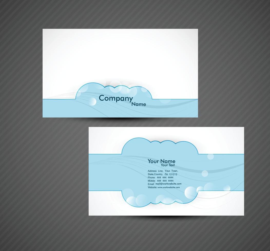 Vector creative business card