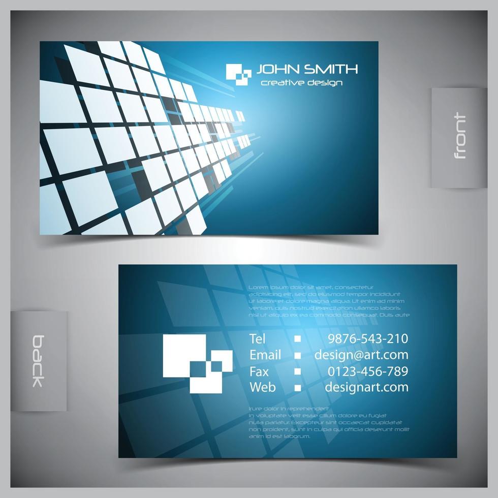 Vector creative business card