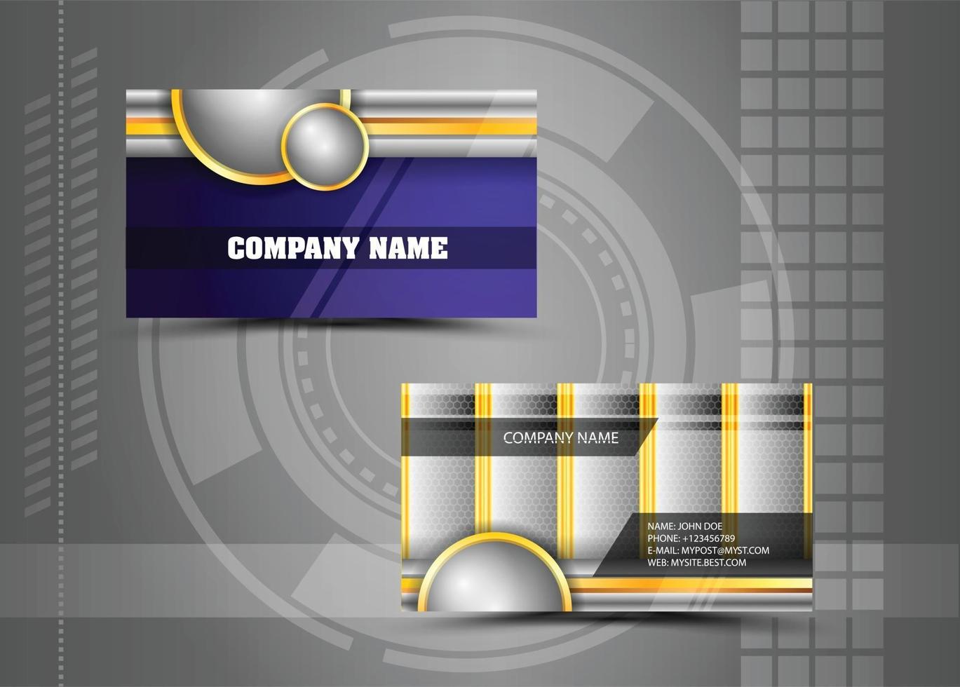 Vector  creative business cards