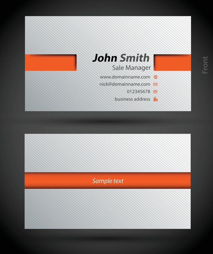 Vector creative business card